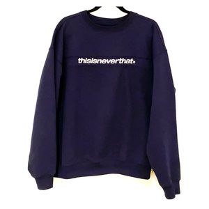 thisisneverthat XL - Crewneck Sweatshirt - Navy